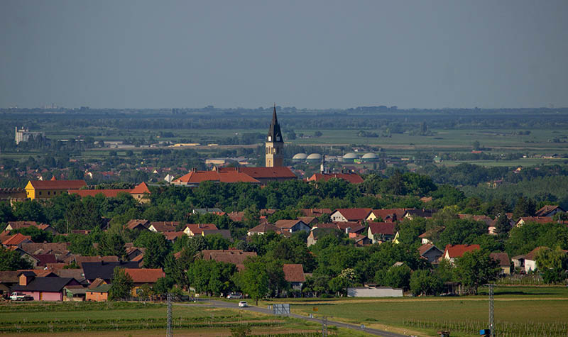 tour guide:Ilok - The Church of John of Capistrano - Viewed from Principovac