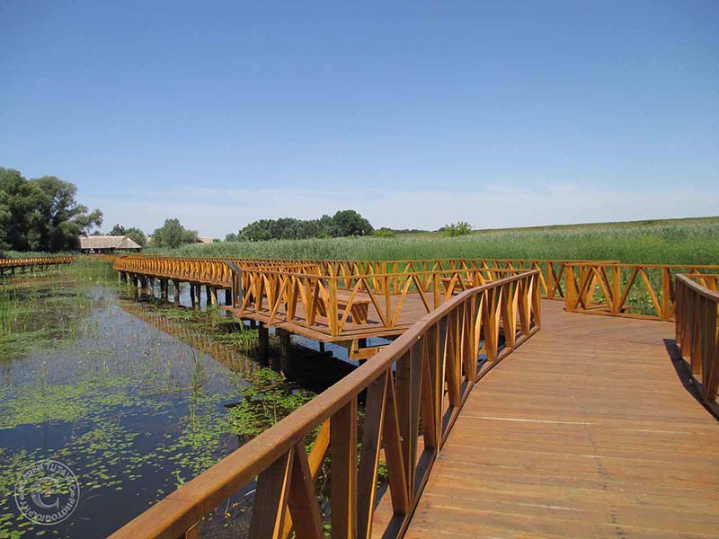 turistički vodič:Kopački rit-ulaz u park prirode i šetnica