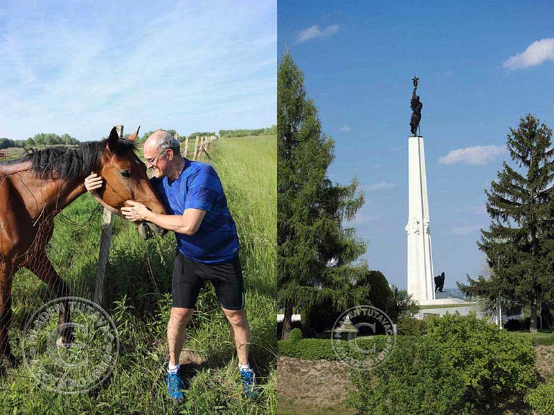 tour guide: Across Baranja by bike-Horse club Capistro