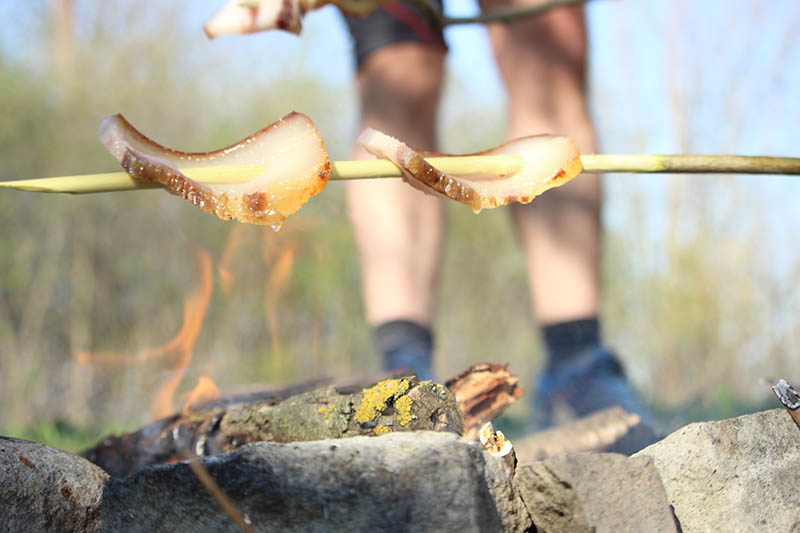 turistički vodič: Pecenje slanine na izletu u Baranji